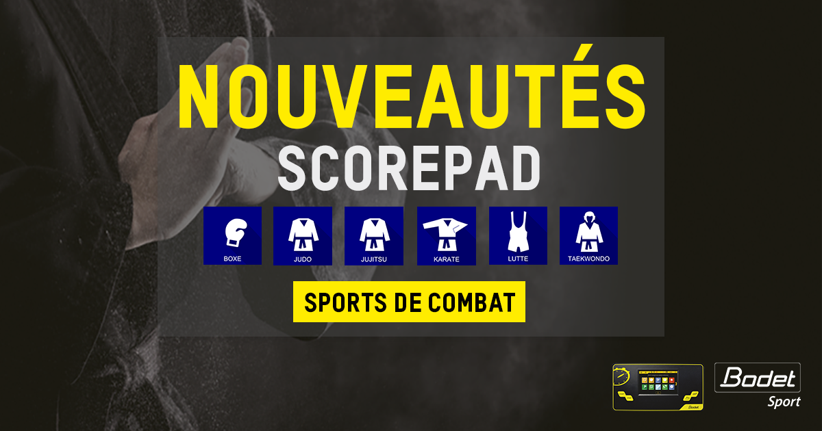 Scorepad Sports Combat Nouveauté FR