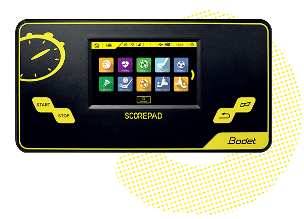 SCOREPAD, the scoring control solution suitable for all display media