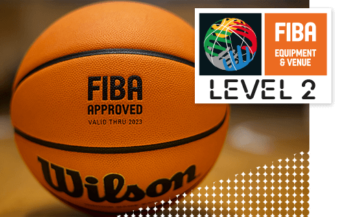 The 8NT325-FS10 scoreboard is FIBA Level 2 certified