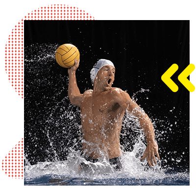 The BTX6120 scoreboard display is dedicated to water polo