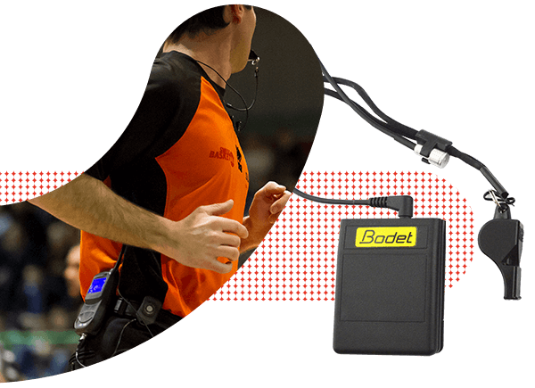 Easy to use and compatible with all approved whistles for basketball refereeing