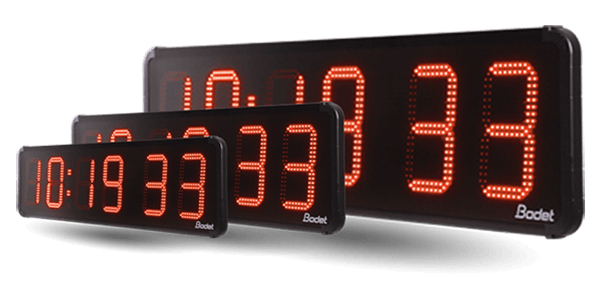 Time display during competitions