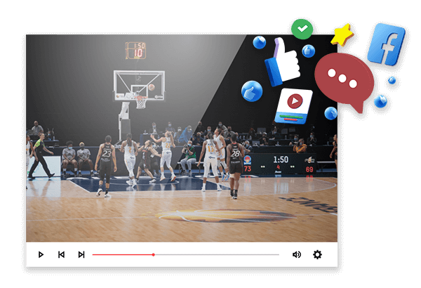 Swish Live, an Android application for broadcasting your sporting events