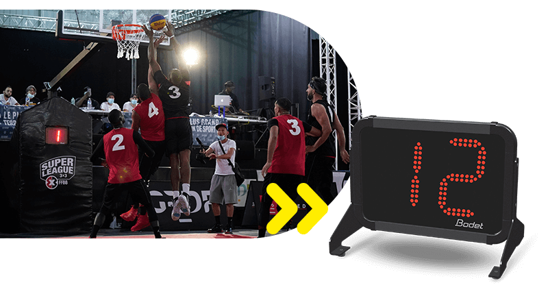 Accessories specific to 3x3 basketball