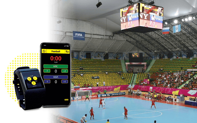 SCOREAPP: managing futsal scoring from a smartphone or a connected watch