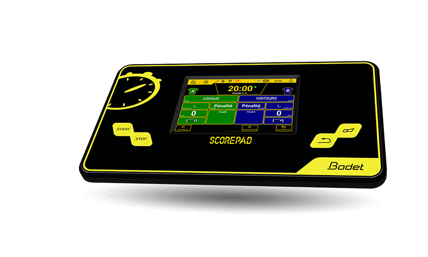 Managing scores of ice hockey matches with SCOREPAD