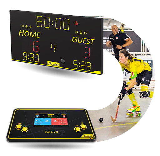 How to control scoreboards for sports such as rink hockey, inline hockey and floorball? How to control scoreboards for sports such as rink hockey, inline hockey and floorball?