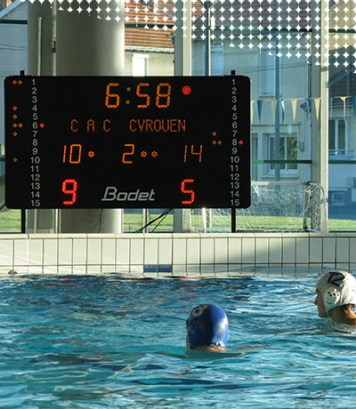 Sports display solutions for wet or extreme environments