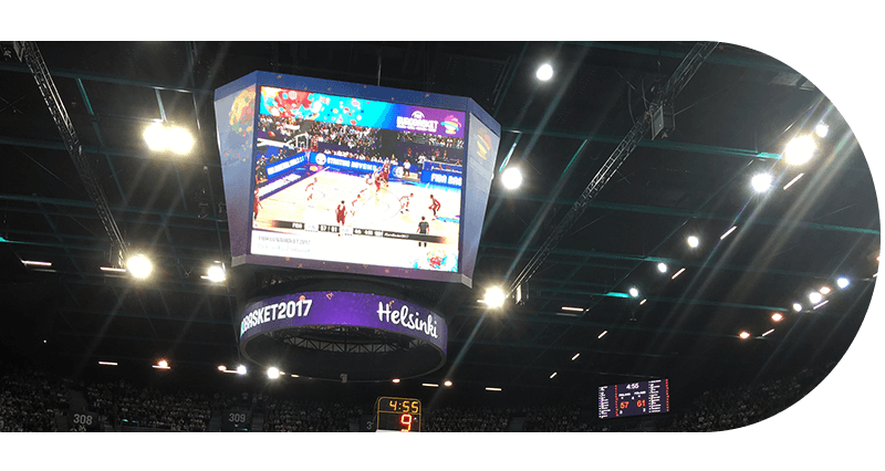 How to broadcast videos during sporting events?