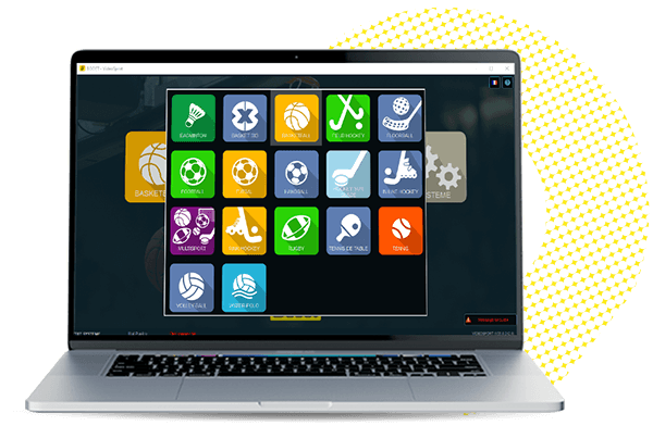 VIDEOSPORT, el software que permite visualizar las puntuaciones, la información de juego, las animaciones del partido y los anuncios de forma simultánea