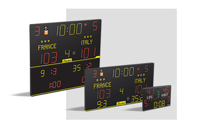 Choose a Bodet Sport scoreboard