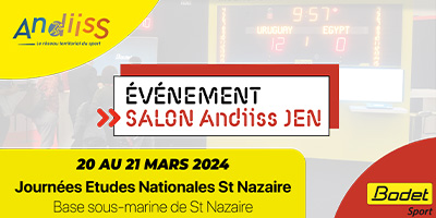 Bodet Sport expose aux journées d’études nationales de l’ANDIISS à ST Nazaire