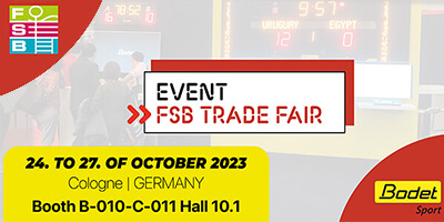 Meet Bodet Sport at the FSB trade fair in Cologne, Germany!