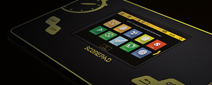 Launch of the SCOREPAD touch screen keyboard
