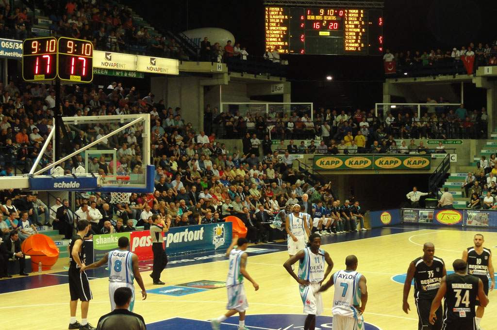 basketball anzeigetafeln arenen hennegau belgien 3