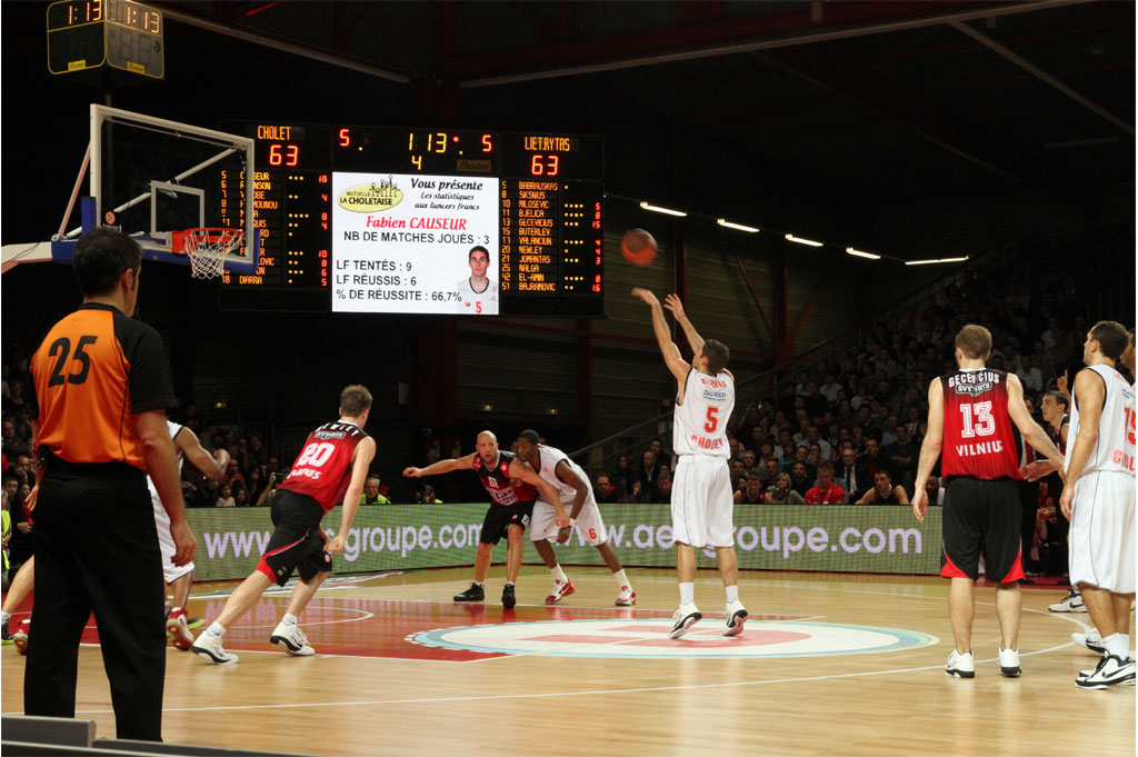 sportanzeigetafel basketball la meilleraie cholet 3
