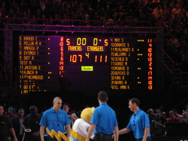 basketball anzeigetafeln all star game lnb 1