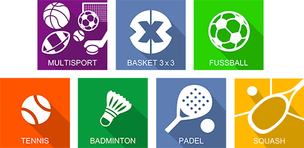 Auswahl aus 6 Sportarten auf SCOREAPP
