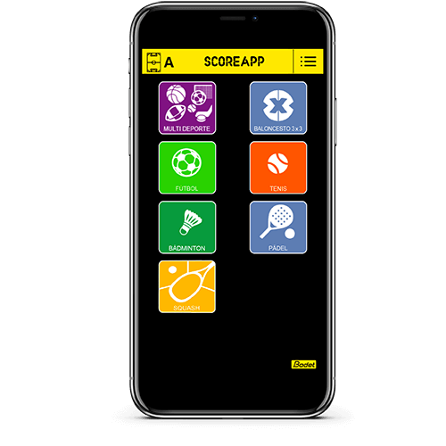 SCOREAPP - Seleccionar un deporte SCOREAPP - Seleccionar un deporte