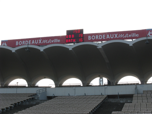 Bodet - Marcadores de fútbol del Estadio Chaban Delmas, Francia-2