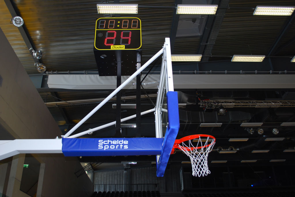 Bodet - Marcadores de baloncesto - Pabellón Omnisport Saint-Léonard - Suiza