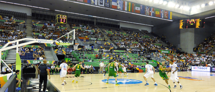 Bodet Marcadores deportivos Palacio Municipal Deportes Granada FIBA 2014 