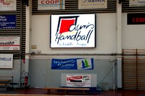 ecran video P8 videomedia salle omnisports perigny